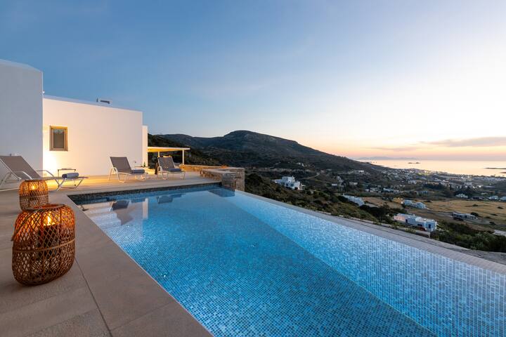 Eneos Villa #1 Pool & Sea View, Paros