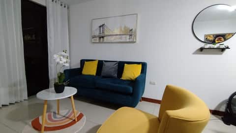 Charming brand new apartment with an excellent location.