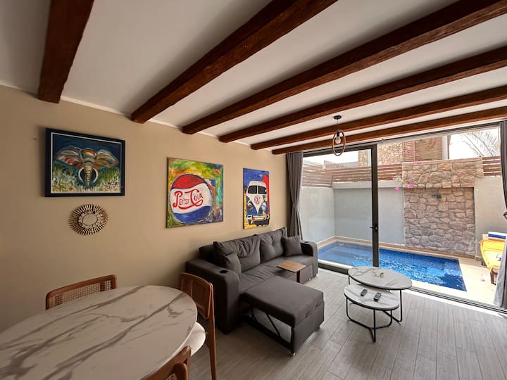 Private Pool (Heat Incl.) - 1 Bed Chalet - Hurghada