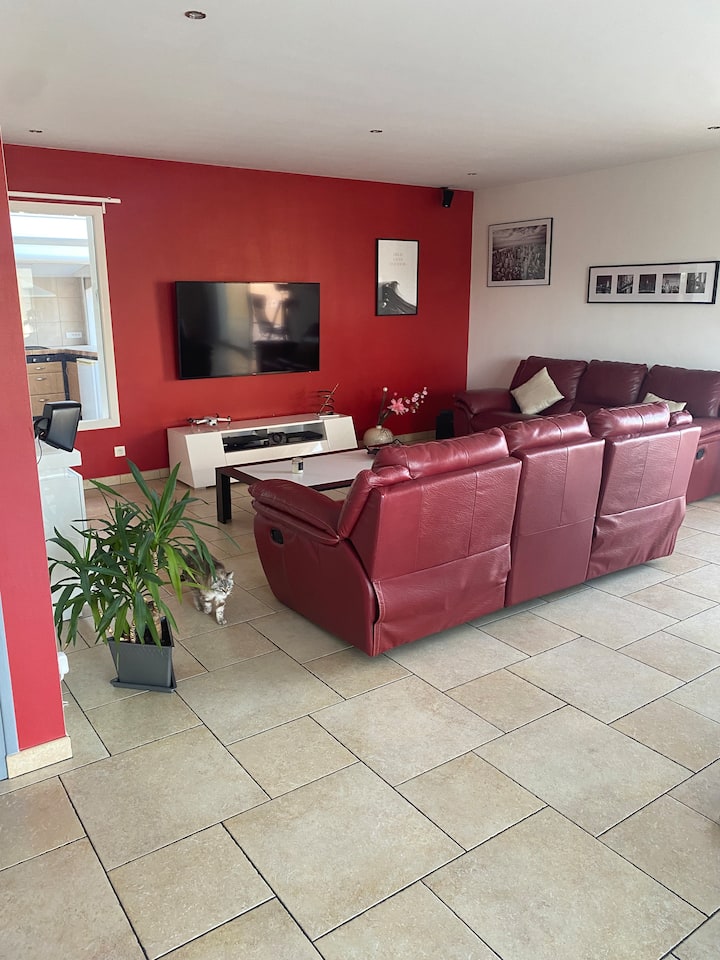 Villa Sany:10 Pers Maison 200m2 Piscine , Jacuzzi - Département Landes