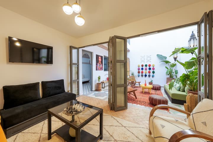 Riad Privé Avec Toit Au Centre Historique Medina - Marrakesh