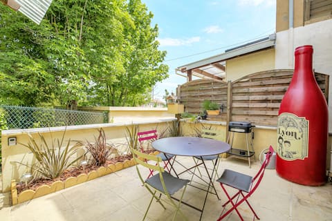 Townhouse near Lyon for 6 people