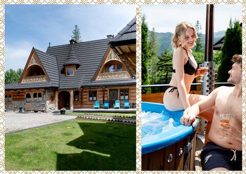 Bajkowa Folk. Chalet No 1 with hot tube.