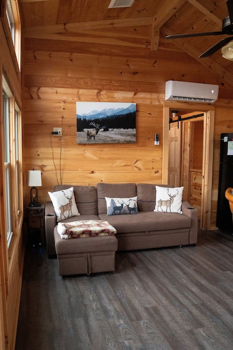 Successful Airbnb property: Elk Knob Nook! A little cabin with a big view. in Boone