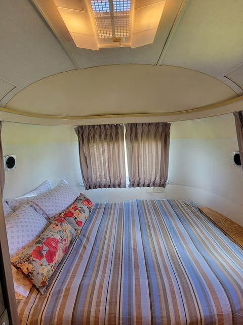 Popular Airbnb listing: ANGIE'S APPLE AIRSTREAM- great views Flathead Lake in Polson
