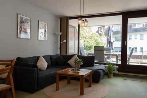 Central apartment with pool & sauna at the spa park