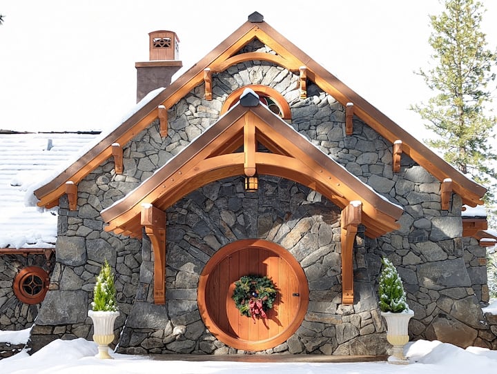 Enchanting Tolkienesque Stone Cottage in the Woods