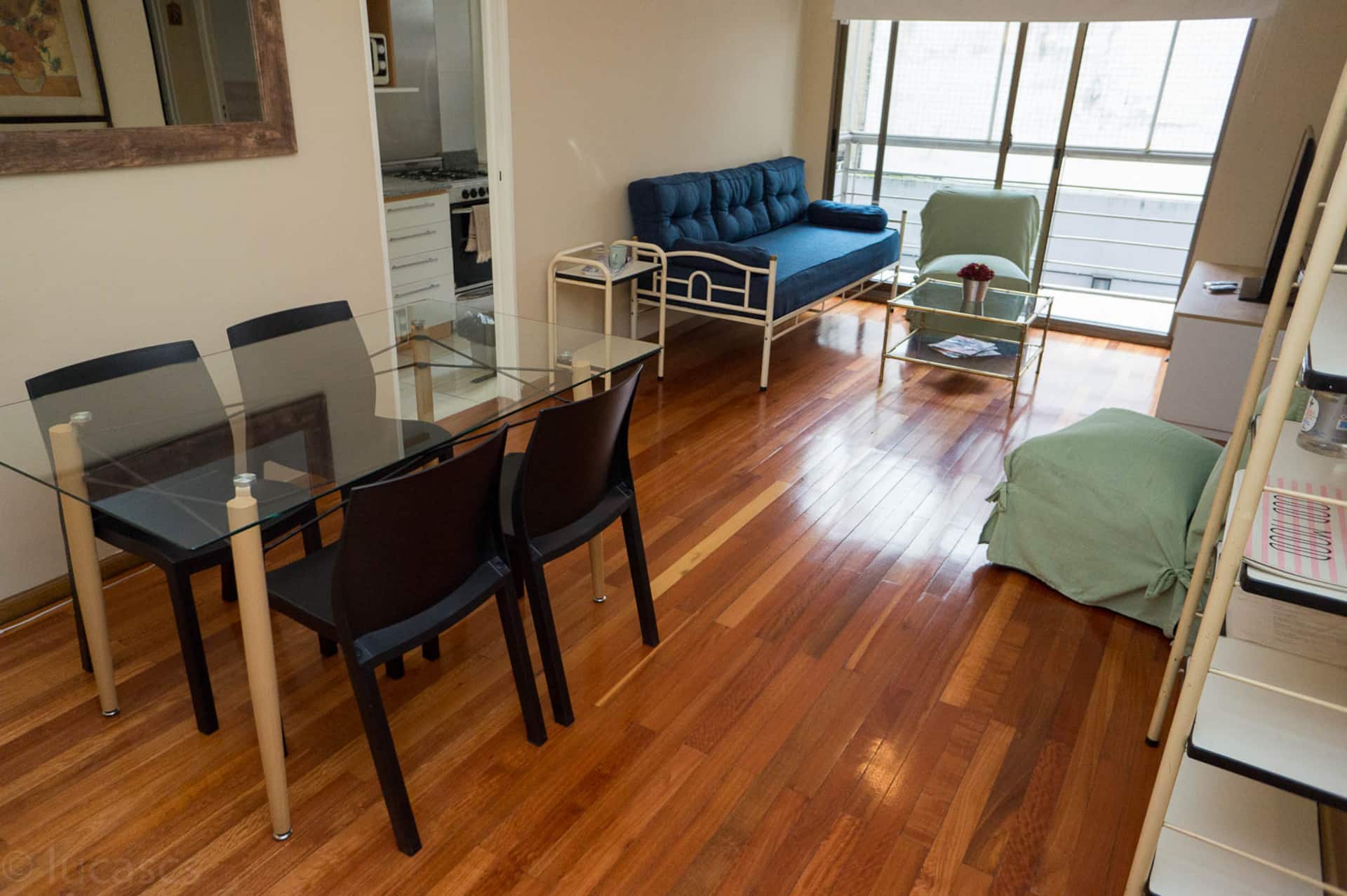 Furnished two-room apartment on the Palermo/Belgrano border in Colegiales