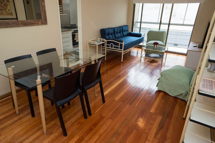 Furnished two-room apartment on the Palermo/Belgrano border in Colegiales