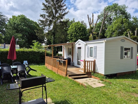 Air-conditioned 4-person mobile home CMP 3* Paris 45 Km away