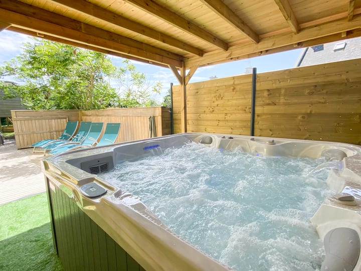 Gîte 10 Places, Spa, Piano, 500m Des Plages - Porspoder