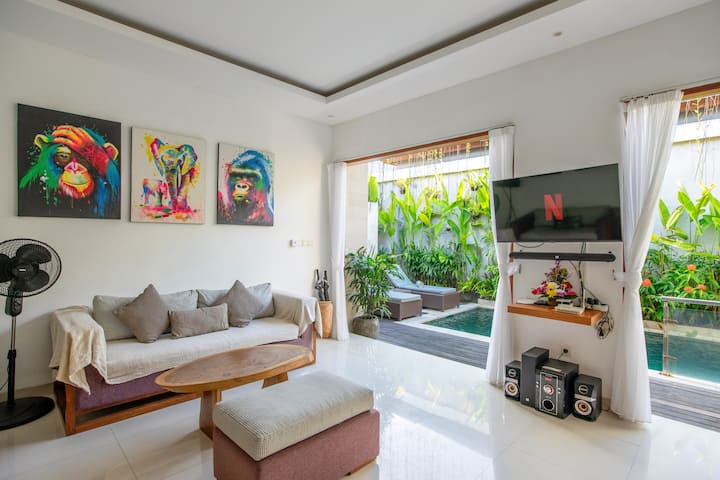 2br Tropical Garden Pool Villa Near Seminyak Beach - Seminyak