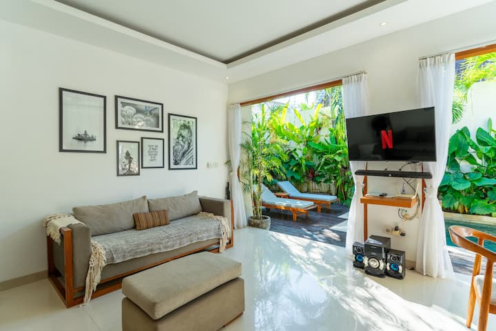2br Peaceful Garden Pool Villa Oasis In Seminyak - Seminyak