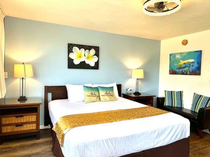 חדר שינה ראשי עם מיזוג אוויר מרכזי