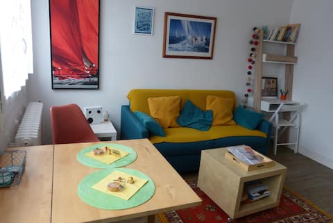 Annonce Airbnb populaire: Pleasant apartment 100 m from the port with private parking à Vannes