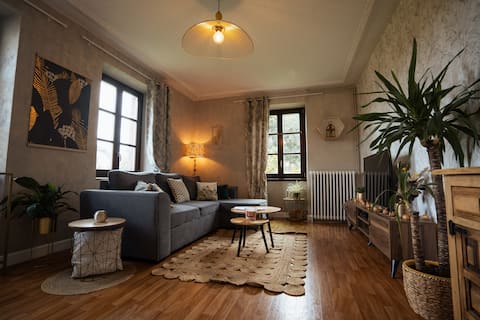 Annonce Airbnb populaire: Les Brimbelles 4* – Garden, Les Gîtes de Juliane à Haut Rhin