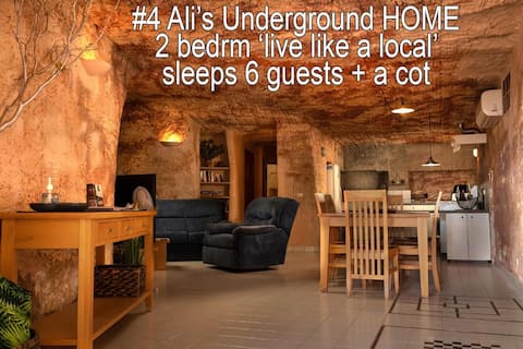 Live like a local underground in 2-bedroom cave