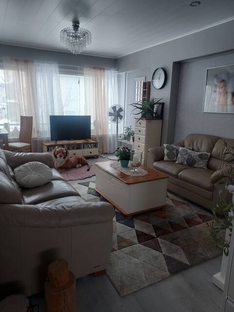 Popular Airbnb listing: apartment building right in the center of Jämsä keskustassa.3h+k in Jämsä