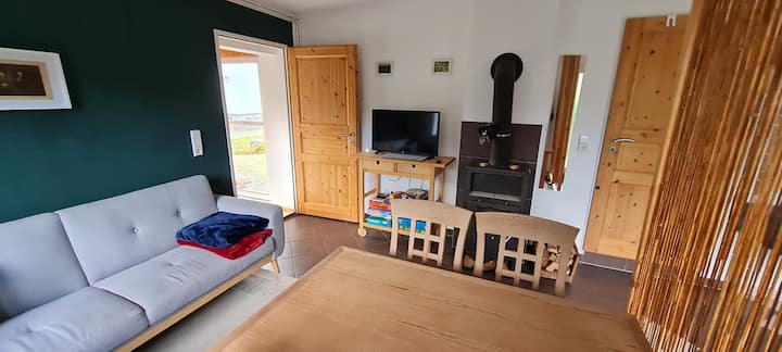 4 (1)er-bungalow 300 Meter Vom See (Sauna Im Dorf) - Schorfheide