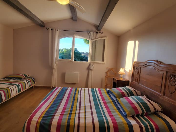 (2l)chambre Climatisée Avec Piscine Près De La Mer - Agde