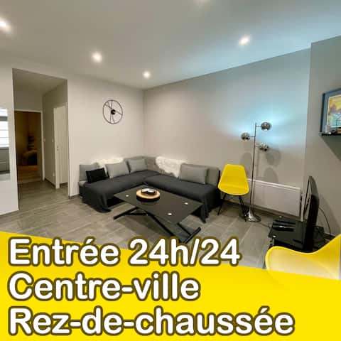 2 modern rooms in a quiet location, ground floor