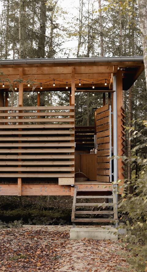 Lodge Antoinette - 2 guests - Private Nordic bath