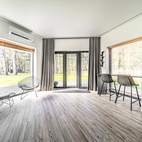 Premium Hexagon Tinyhouse By the beach.SAUNA/HOTUB