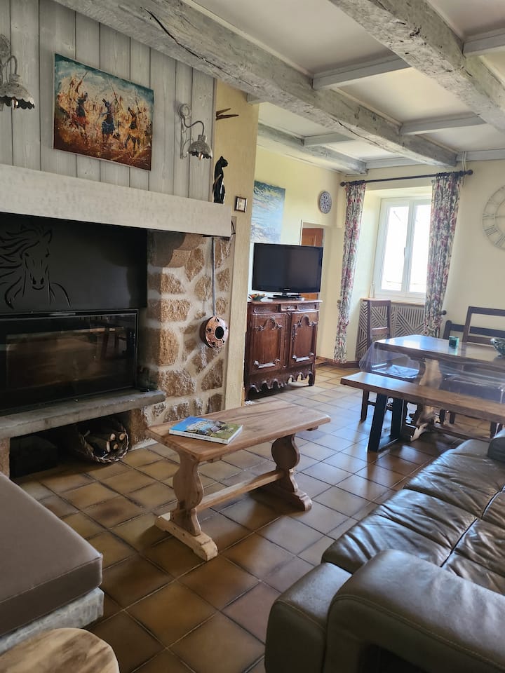 Maison De Village Chaleureuse Avec Patio - Corrèze