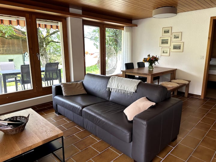 Another view of second living area in lower level apartment