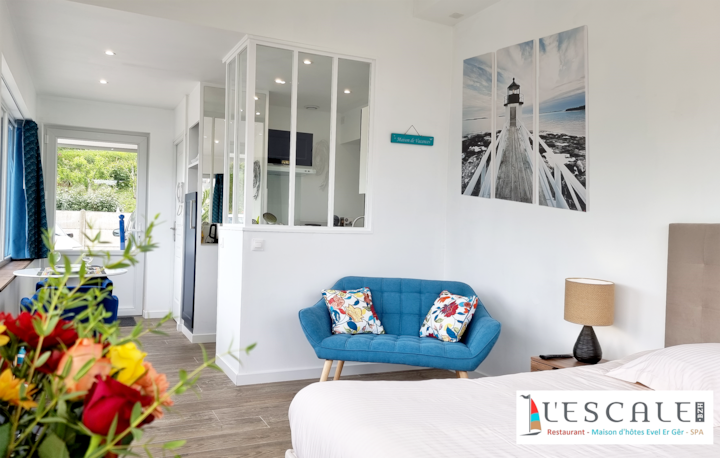 Studio Vue Mer Avec Piscine à Locquirec. - Plestin-les-Grèves