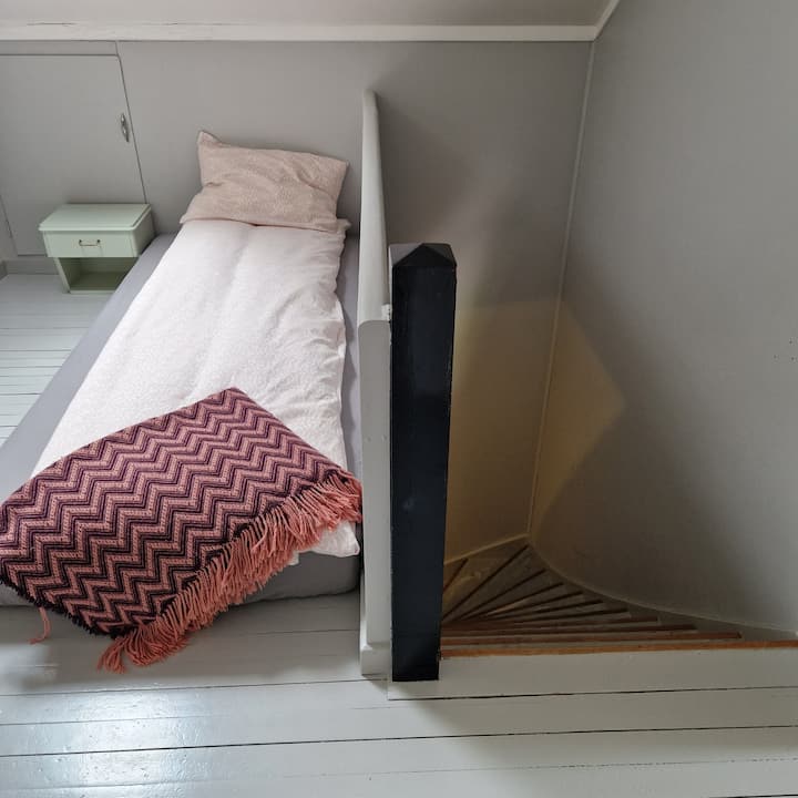 Se fanno parte della festa di viaggio, un ospite in più può entrare in un accogliente angolo notte nel corridoio ( materasso sul pavimento).