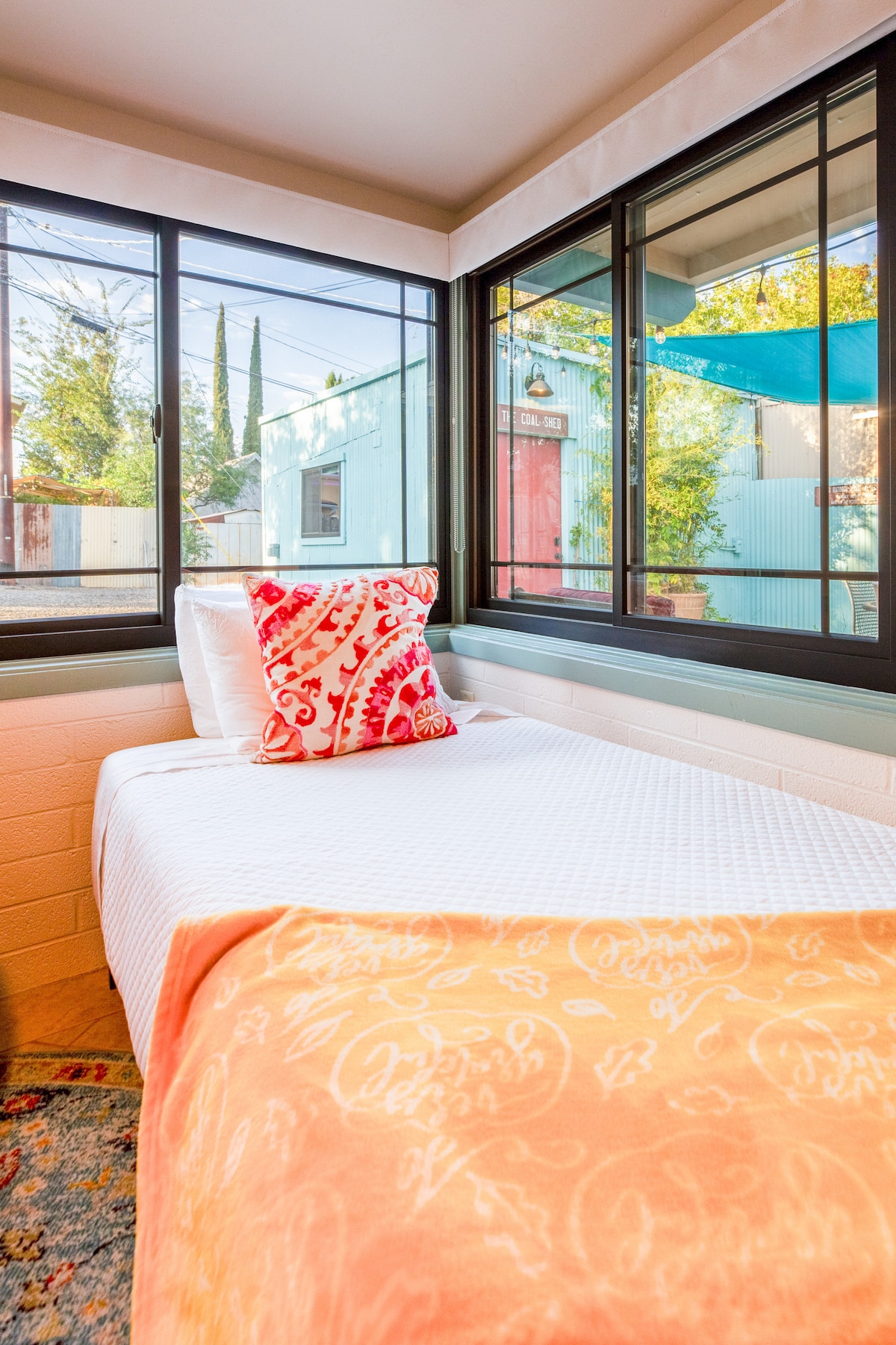 Twin bed for kids or adults.