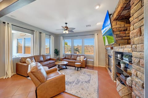 Top Airbnb: Heated Pool & Spa 5BR Retreat/ Estrella Mtn Ranch in Goodyear
