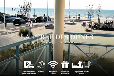 *La Perle des Dunes* Sea view and free parking