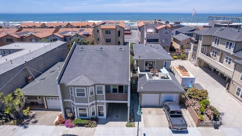 Twenty minutes to SF, one block to beach, fire pit