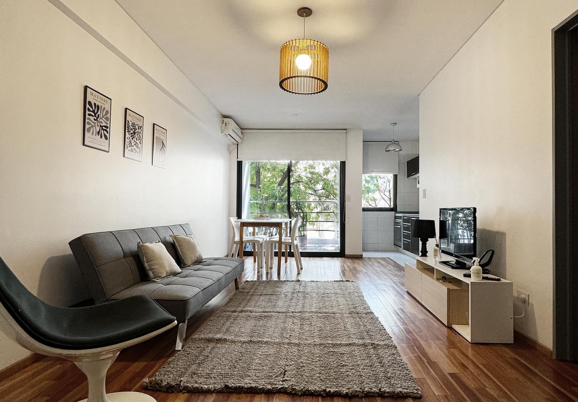 Apartamento mobiliado de 1 dormitório em Palermo