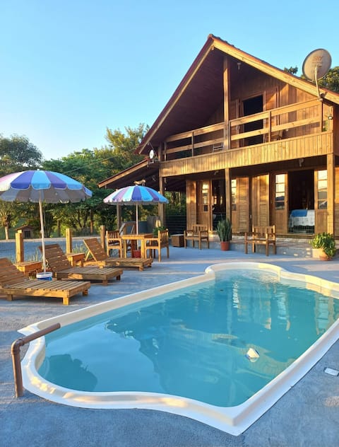 Recanto Paraíso da Colina Jacuzzi Pool View In