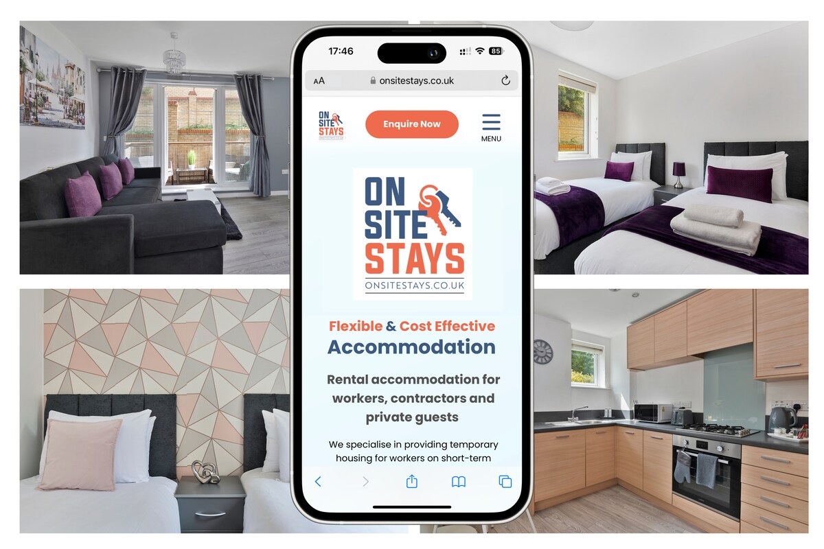 Propriété Airbnb réussie: Contemporary 2-BR Apt. with Free Parking & Balcony à Stone