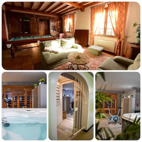 cottage for 10 people, 20 minutes from Puy du Fou (spa-sauna)
