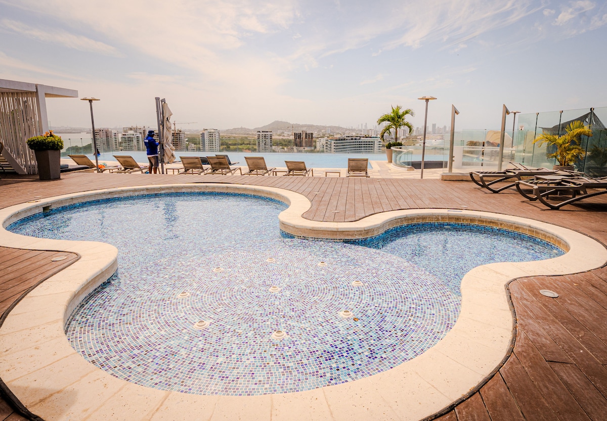 Cartagena Vista al Mar Luxe Ocean — 5 bedroom vacation rental in La Boquilla