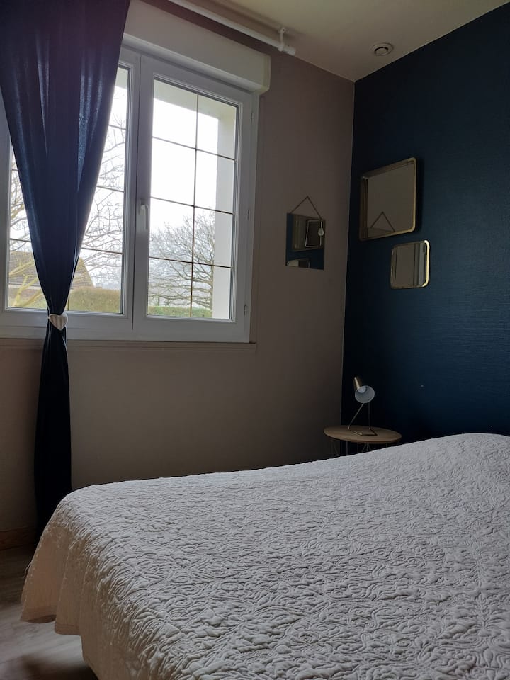 chambre avec lit double 