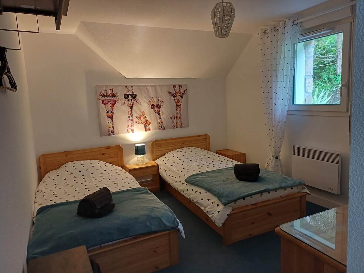 Chumba cha kulala 2, vitanda 2 