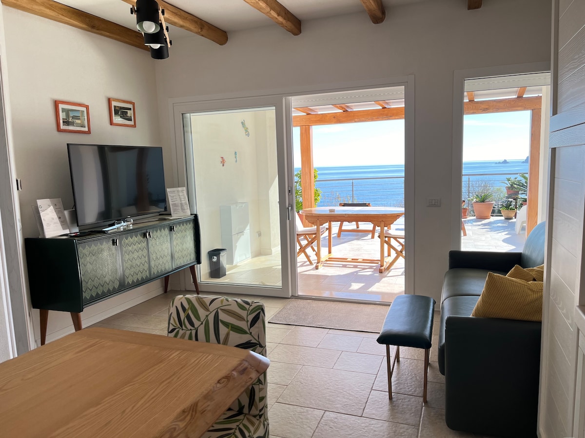 Popular Airbnb listing: Sea House (IUN Q7317) apartment with sea view in Baunei