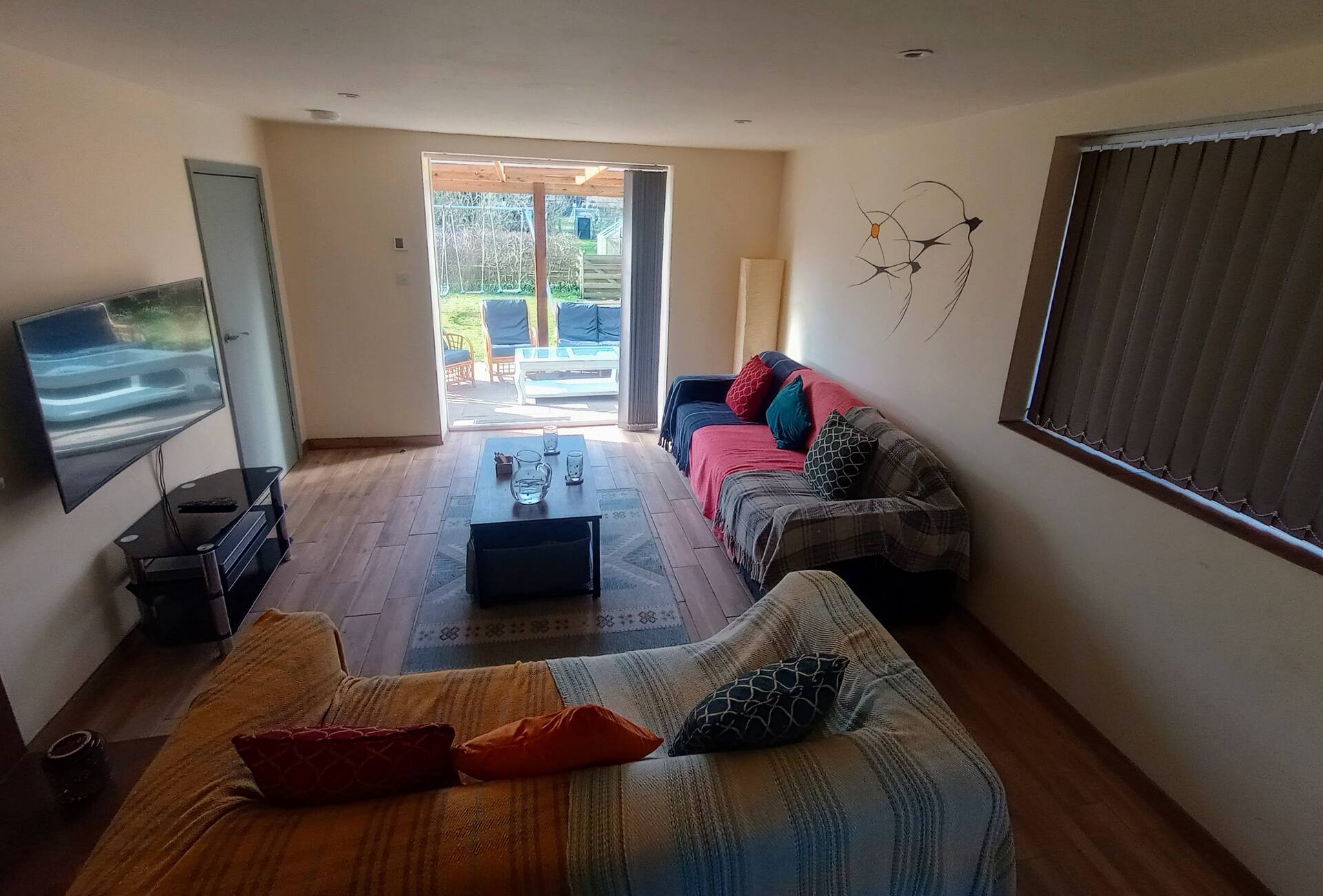 Bungalow with large secure garden.
