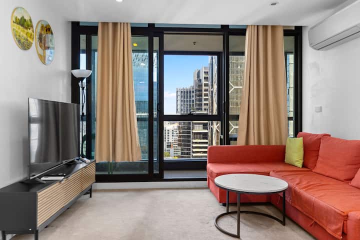 28-8-lovely 3b2b Apt In City Centre/ Balcony View - Melbourne