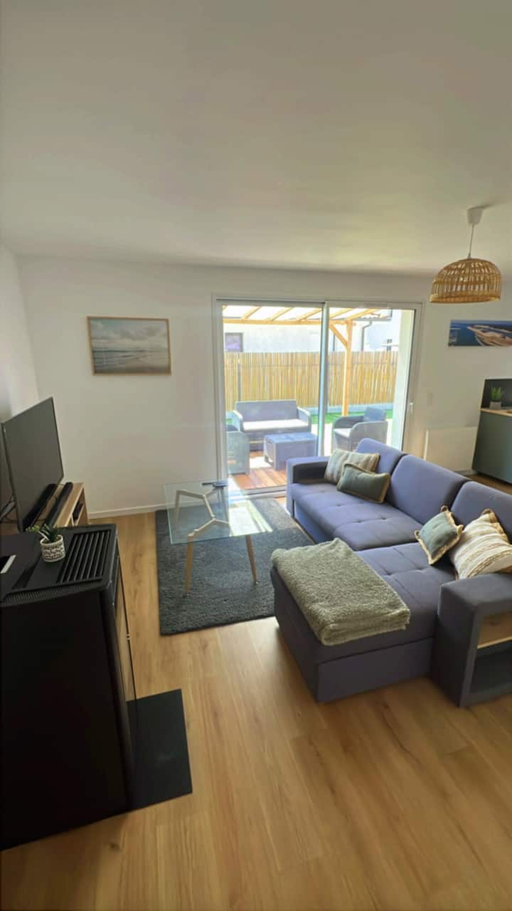 Maison Avec Terrasse, Proche Plage Et Centre Ville - Lit-et-Mixe