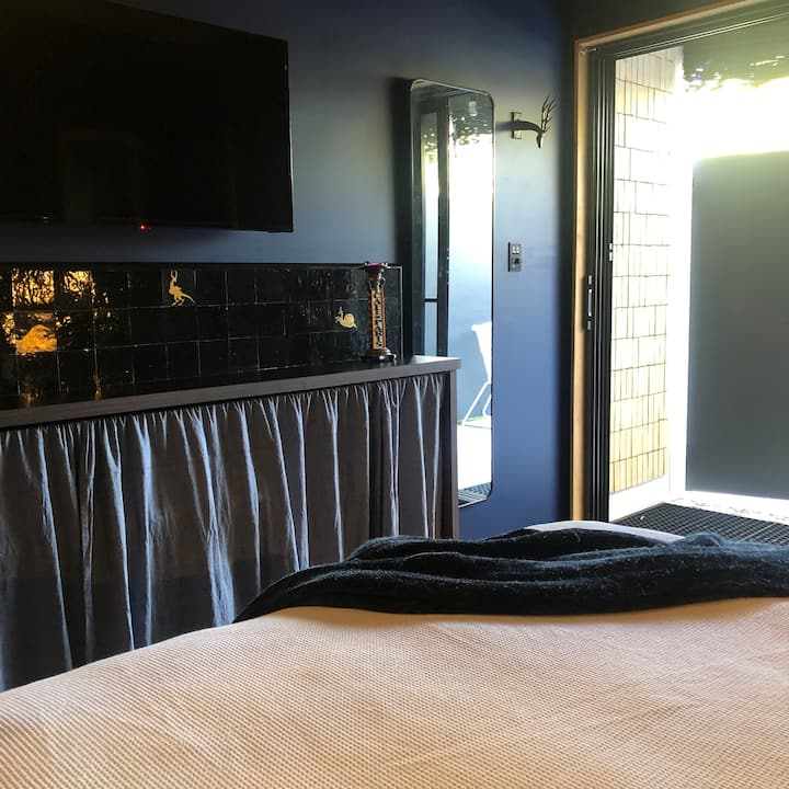 Our beautiful french style hotel room at the salon in Byron Bay