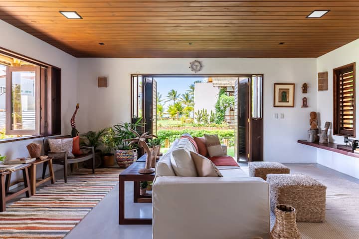 Casa Na Praia De Maragoggi, 5 Quartos! Beira Mar - Maragogi