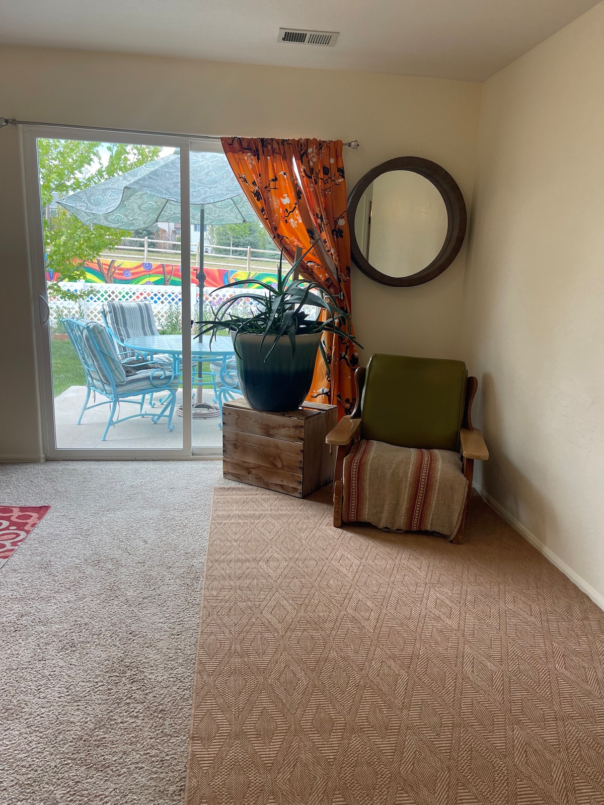 Mlango wa kioo unaoteleza, mlango wa skrini kwa ajili ya mtiririko wa hewa