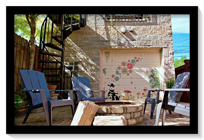 The Banksy-Free Parking-KingBed-Firepit-Rooftop